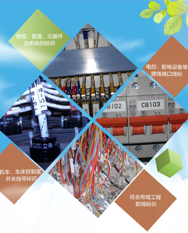 號碼套管打印機應用領(lǐng)域